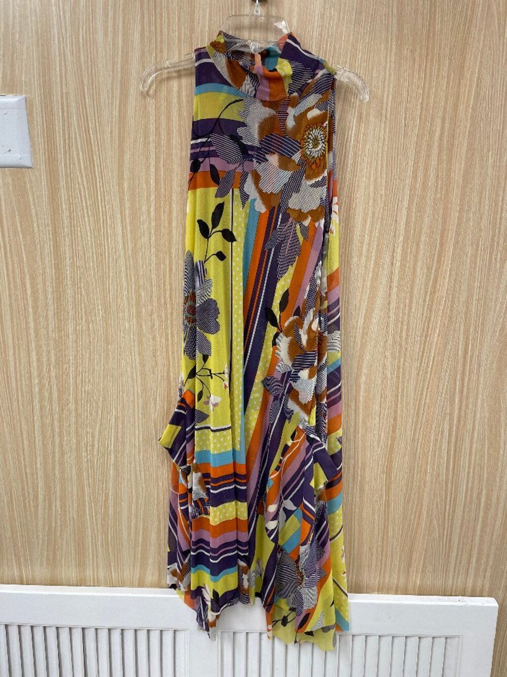 Petit Pois by Viviana G Yellow Print Dress Size Medium
